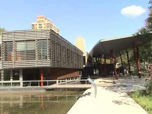 Queens Botanical Gardens Platinum LEED Building in Flushing Queens NYC