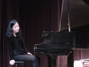 Francesca piano player of JAYU at Jamaica Center For Arts & Learning Queens NYC