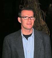 Derek Murphy playwright at Queens International Film festival in East Elmhurst Queens NYC