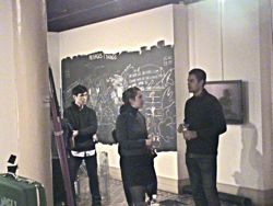 Metro Poles art exhibit at JCAL in the Jamaica neighborhood of Queens NYC