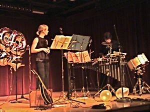 musical instruments at live music performance event in jamaica neighborhood of Queens NYC