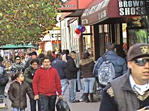 shopping in the neighborhood of Jackson Heights Queens NYC