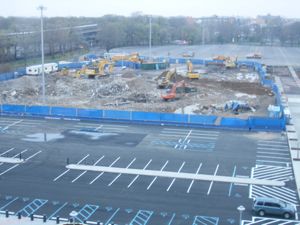 shea stadium demolition from Caesars club citi field flushing queens ny