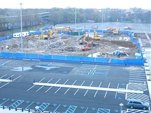 shea stadium in citi field parking lot queens ny