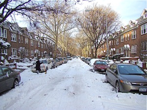 snowstorm in queens ny december 2009