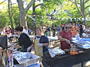 sunnyside gardens park cook out barbeque queens