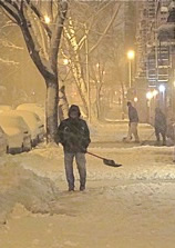 snow shoveling in queens ny 2010