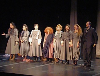 cast of three sisters vanishing at laguardia performing arts center in long island city