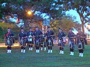 bagpipers at 9/11 memorial service queens ny