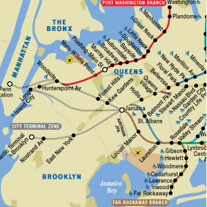 lirr in queens