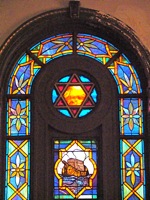 stained glass windows synagogue flushing queens