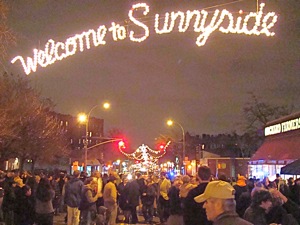 photos of street lighing in sunnyside 2010
