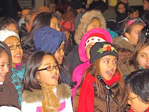 christmas tree lighting photos woodside 2010