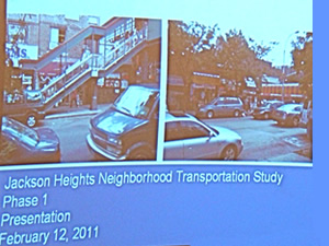 traffic study of jackson heights