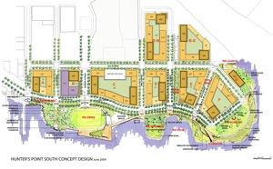 Hunters Point South lic site plan