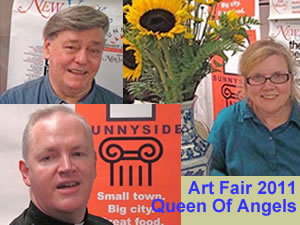 reverend brian p. dowd becky barker president sunnyside chamber of commerce luke adams