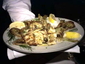 veal at manducatis italian restaurant in lic