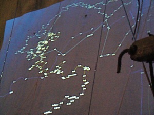 gps tracking system as art