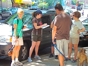 liz barry of tree kit showing tree mapping