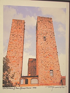 twin towers of gimignano italy