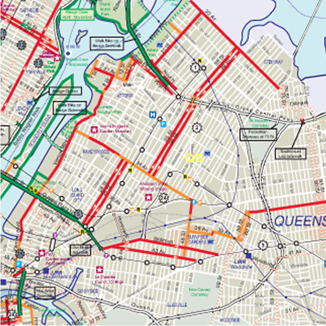 bike maps of astoria lic