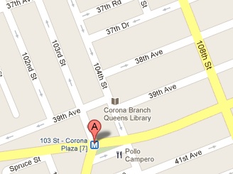 coronas plaza pedestrian mall in corona queens