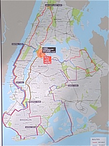 century bike ride map with alternative mileage routes