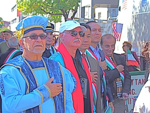 christopher columbus at astoria columbus day parade in queens