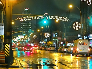 christmas tree lighting in sunnyside queens