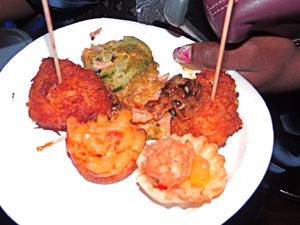 food served at jamaica collection fashion show 2013