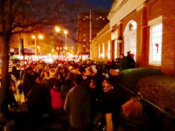 jackson heights neighborhood tree lighting photo