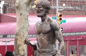 sophocles statue athens square park