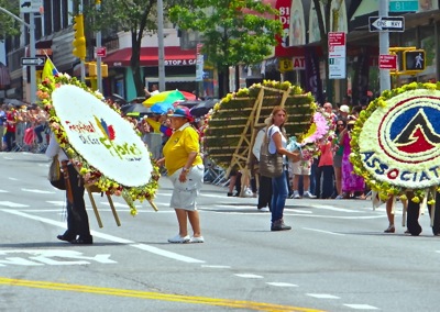 colombian flower parade photos queens