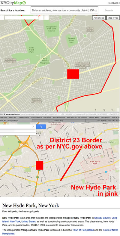 queens city council district 23 map
