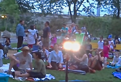 flicks n jazz in garden sunnyside