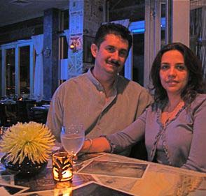 Luis and Amparo Alvarez of Arome A Cafe in Astoria Queens NY