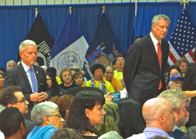 mayor de blasio town hall sunnyside