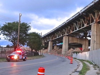 kociuszko bridge demolition queens brooklyn nyc